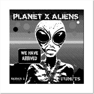 Funny Retro Alien Sci Fi Invasion Posters and Art